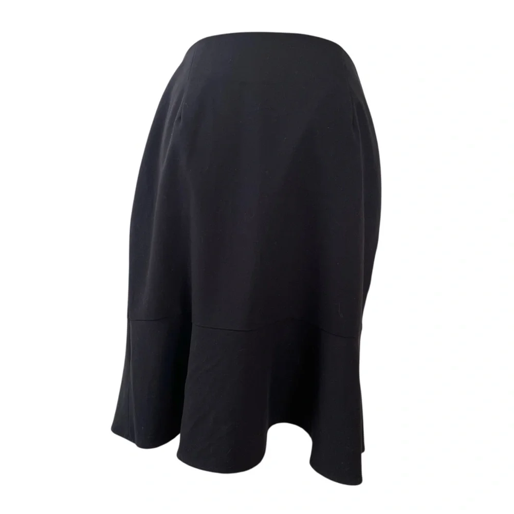 ❤️ Worthington Black Trumpet Flounce Suit Skirt